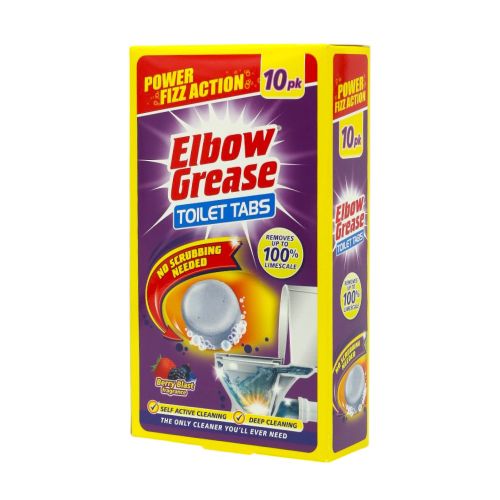 Таблетки для чищення унітазу Elbow Grease Toilet Tabs Ягідний вибух, 10*30 г