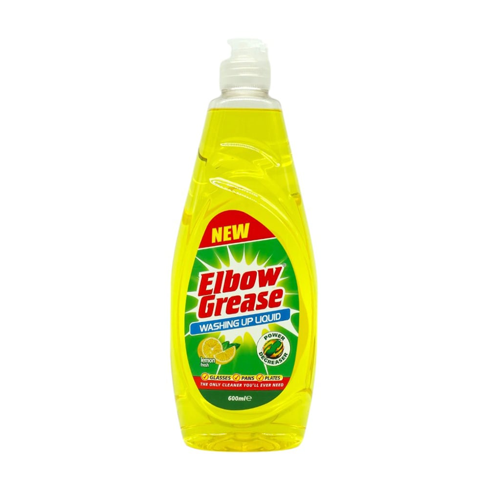 Засіб для миття посуду Elbow Grease Washing Up Liquid Лимон, 600 мл